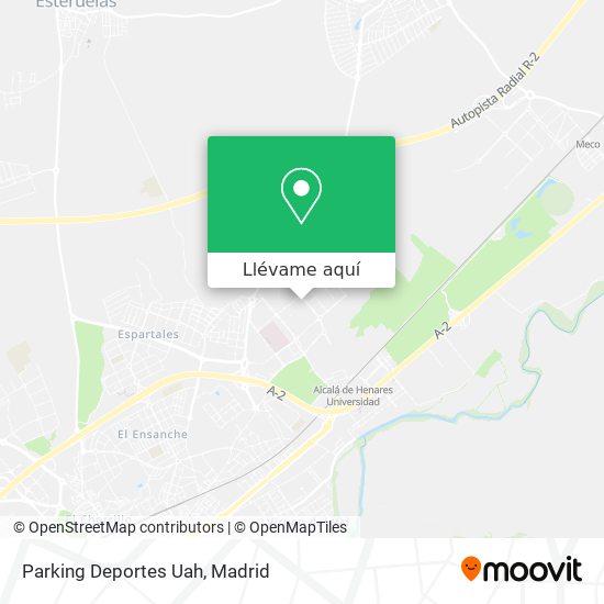 Mapa Parking Deportes Uah