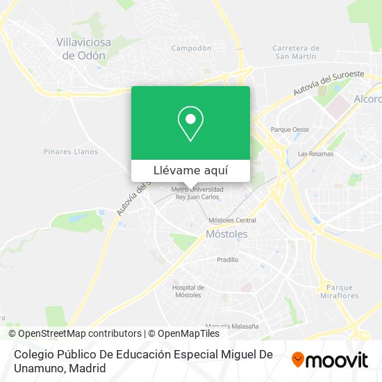 Mapa Colegio Público De Educación Especial Miguel De Unamuno