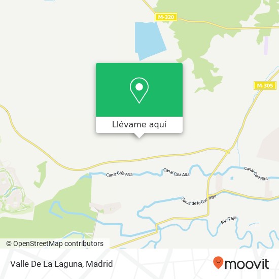 Mapa Valle De La Laguna