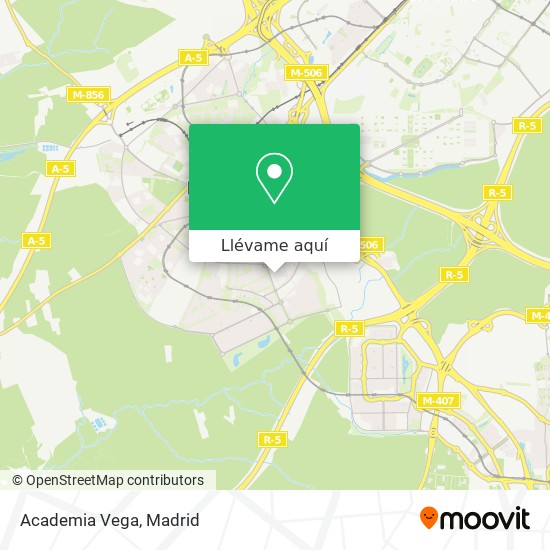 Mapa Academia Vega