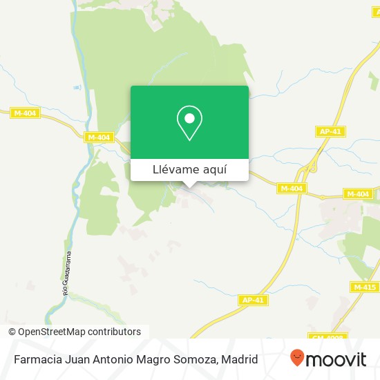 Mapa Farmacia Juan Antonio Magro Somoza