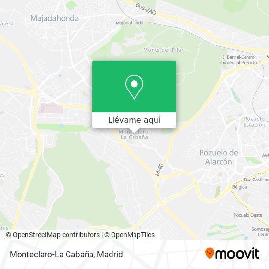 Mapa Monteclaro-La Cabaña