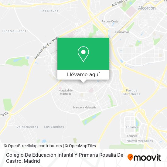 Mapa Colegio De Educación Infantil Y Primaria Rosalía De Castro