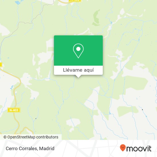 Mapa Cerro Corrales