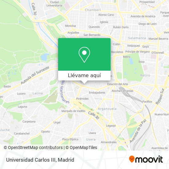 Mapa Universidad Carlos III