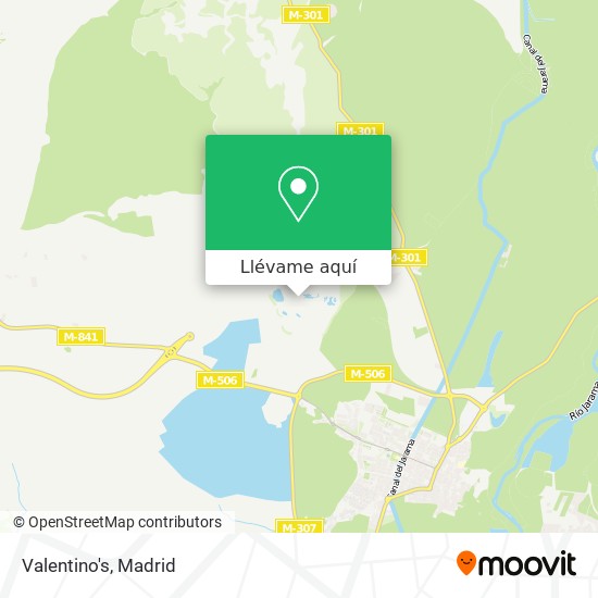Mapa Valentino's