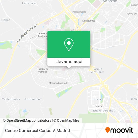 Mapa Centro Comercial Carlos V