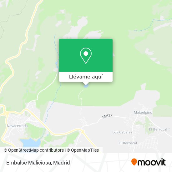 Mapa Embalse Maliciosa