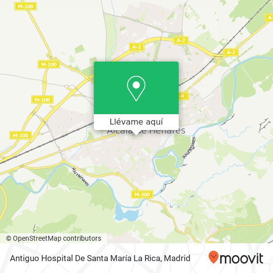 Mapa Antiguo Hospital De Santa María La Rica