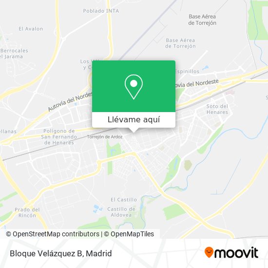 Mapa Bloque Velázquez B