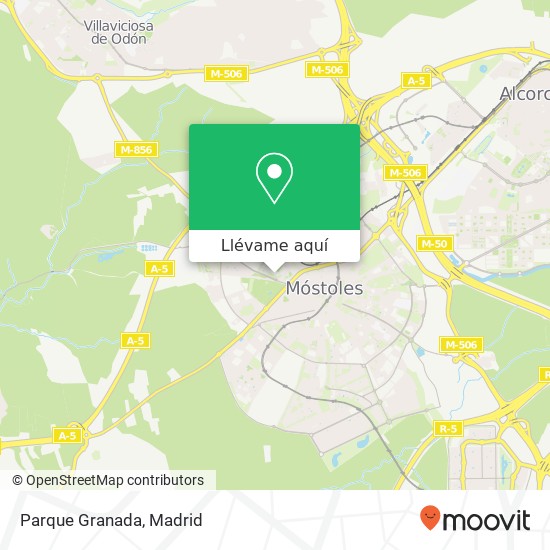 Mapa Parque Granada