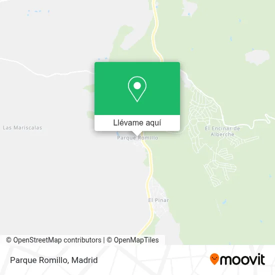 Mapa Parque Romillo