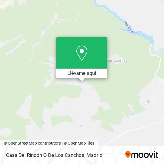 Mapa Casa Del Rincón O De Los Canchos