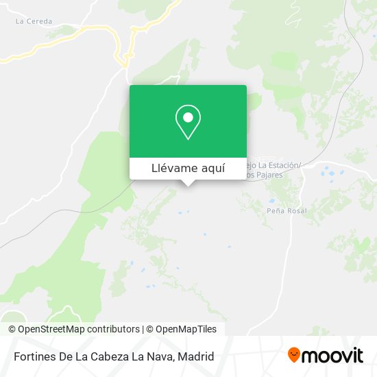 Mapa Fortines De La Cabeza La Nava