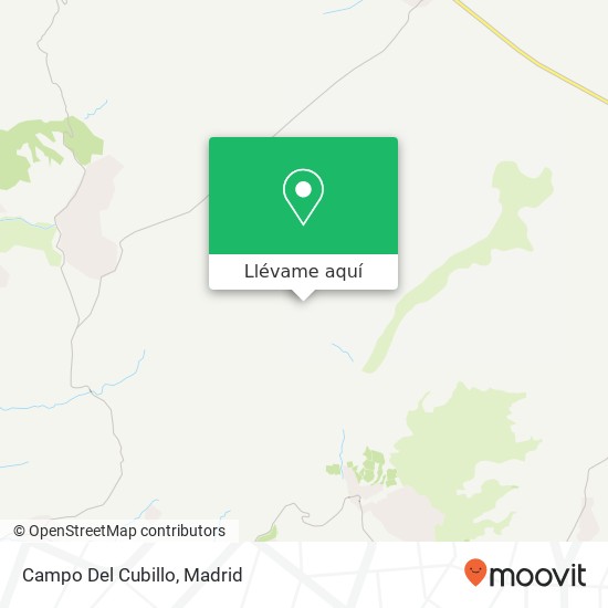 Mapa Campo Del Cubillo