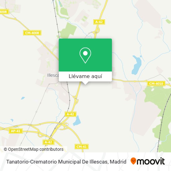 Mapa Tanatorio-Crematorio Municipal De Illescas
