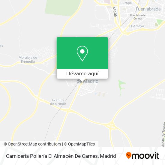 Mapa Carnicería Pollería El Almacén De Carnes