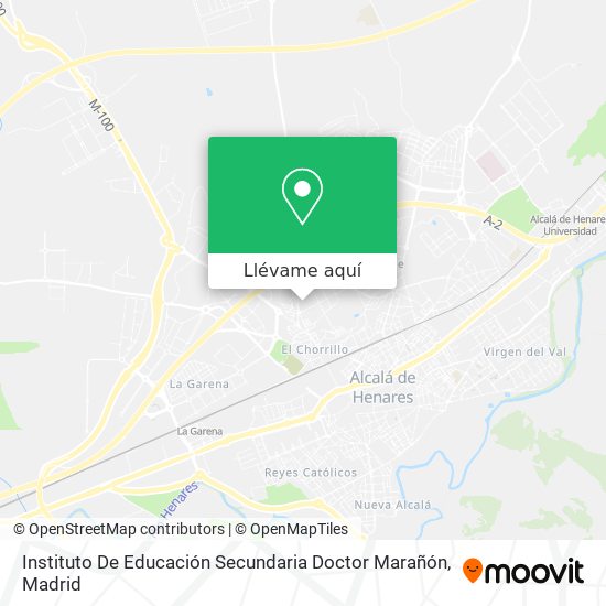 Mapa Instituto De Educación Secundaria Doctor Marañón