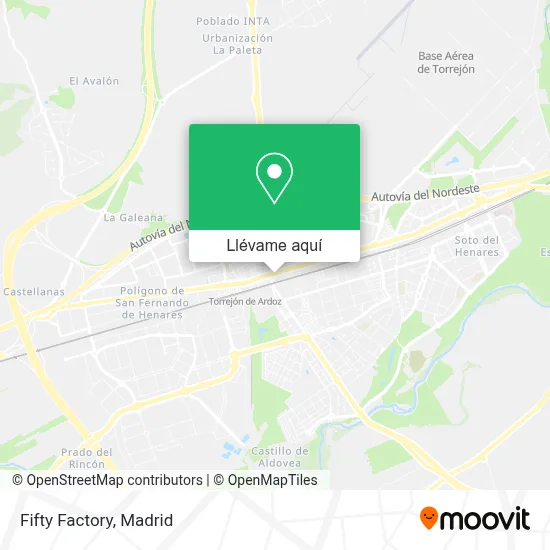 Mapa Fifty Factory