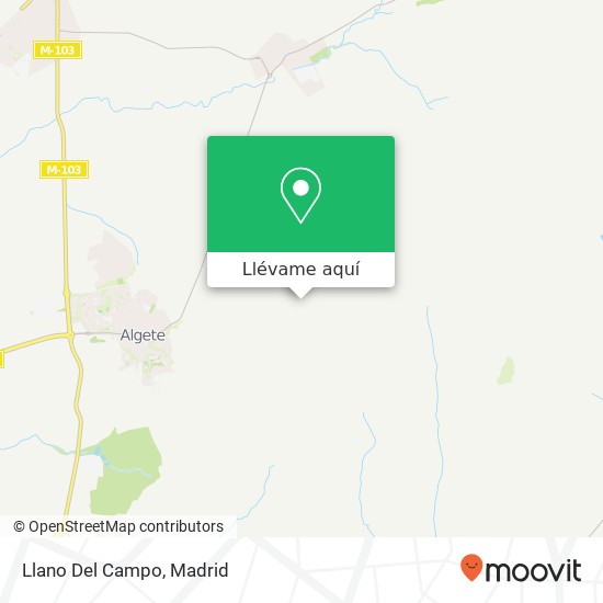 Mapa Llano Del Campo