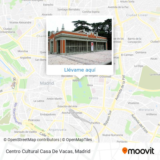 Mapa Centro Cultural Casa De Vacas