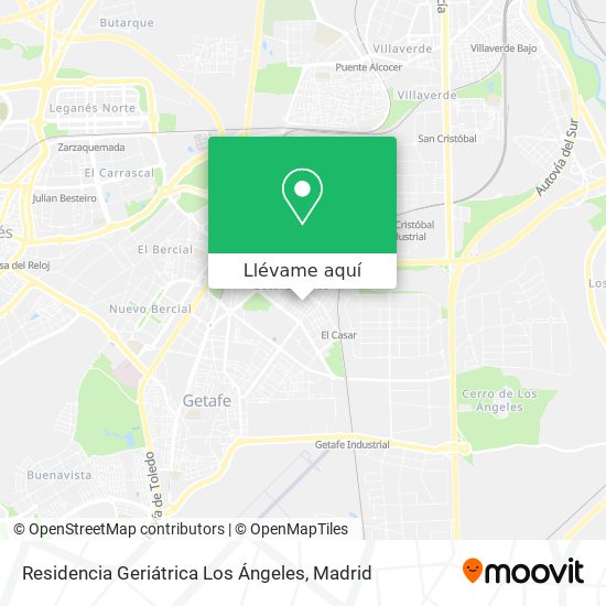 Mapa Residencia Geriátrica Los Ángeles