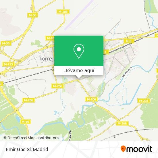 Mapa Emir Gas Sl