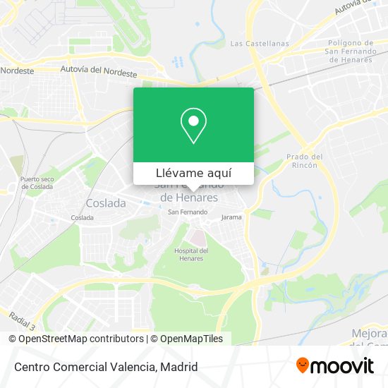 Mapa Centro Comercial Valencia
