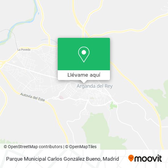 Mapa Parque Municipal Carlos González Bueno