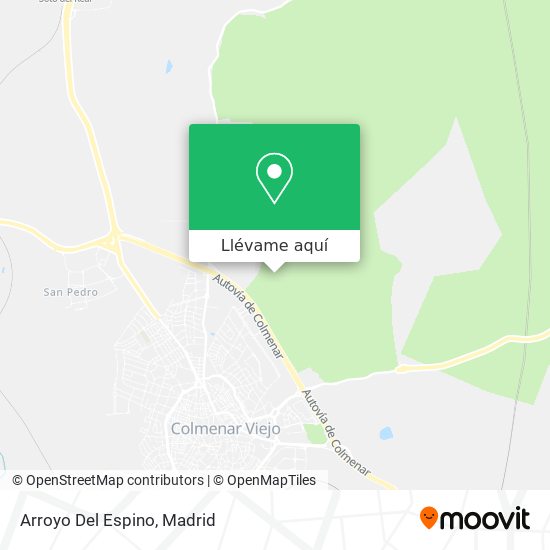 Mapa Arroyo Del Espino