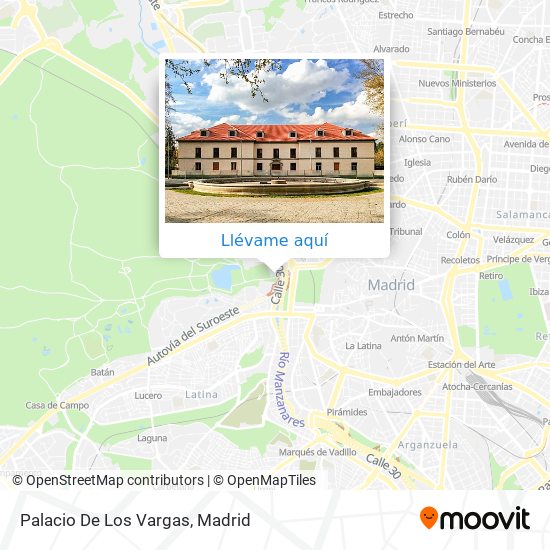 Mapa Palacio De Los Vargas