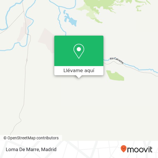 Mapa Loma De Marre