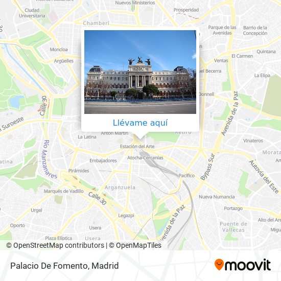 Mapa Palacio De Fomento