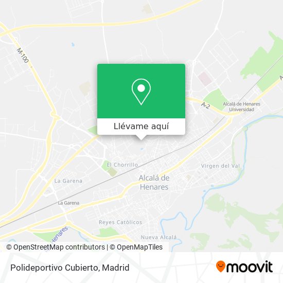 Mapa Polideportivo Cubierto