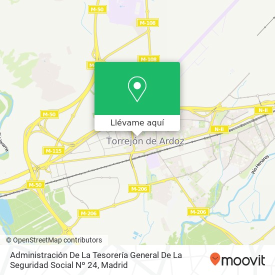 Mapa Administración De La Tesorería General De La Seguridad Social Nº 24