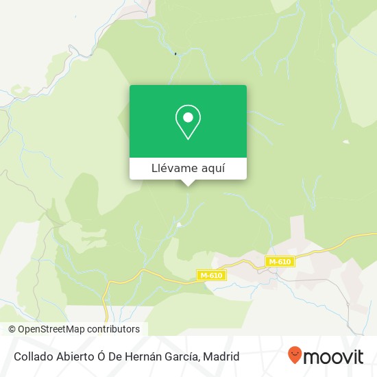 Mapa Collado Abierto Ó De Hernán García