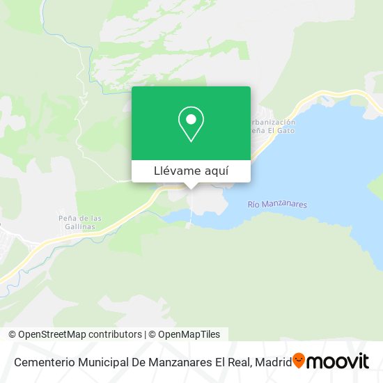Mapa Cementerio Municipal De Manzanares El Real