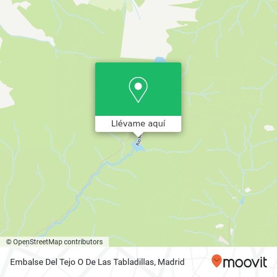 Mapa Embalse Del Tejo