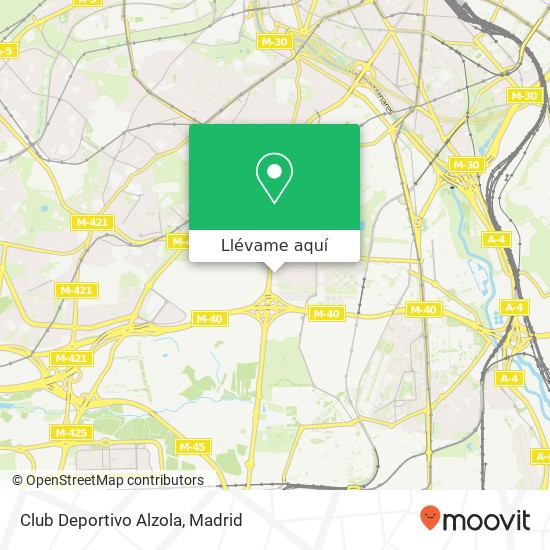 Mapa Club Deportivo Alzola