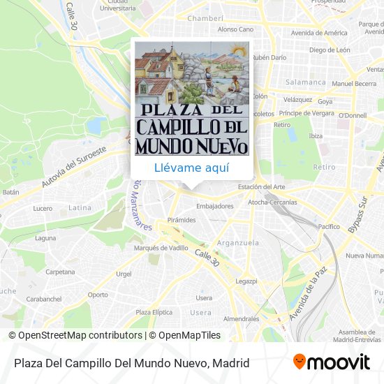 Mapa Plaza Del Campillo Del Mundo Nuevo