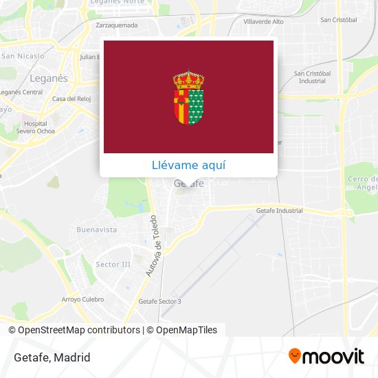 Mapa Getafe