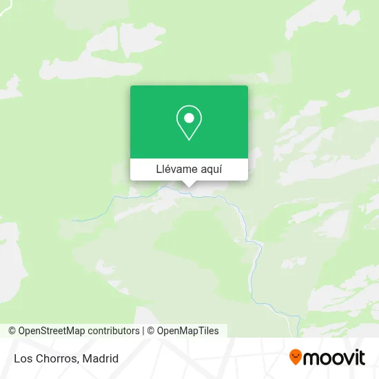 Mapa Los Chorros