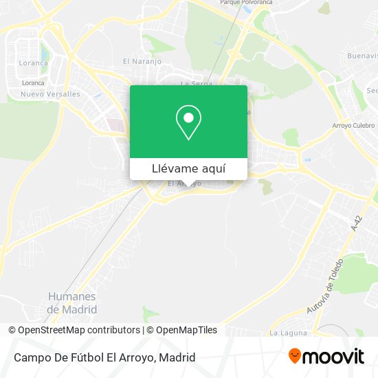 Mapa Campo De Fútbol El Arroyo
