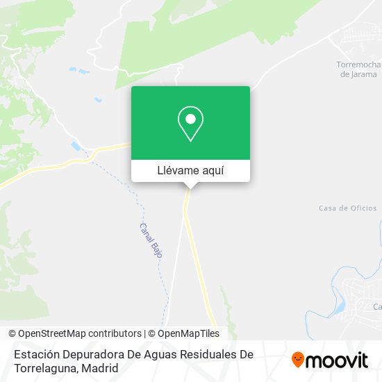 Mapa Estación Depuradora De Aguas Residuales (Edar) Torrelaguna
