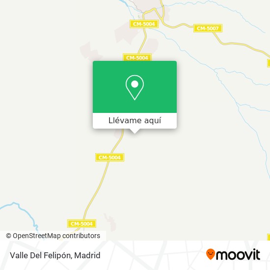 Mapa Valle Del Felipón
