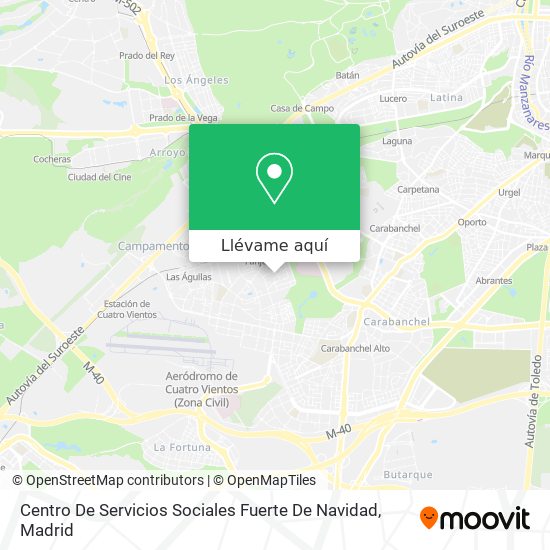 Mapa Centro De Servicios Sociales Fuerte De Navidad