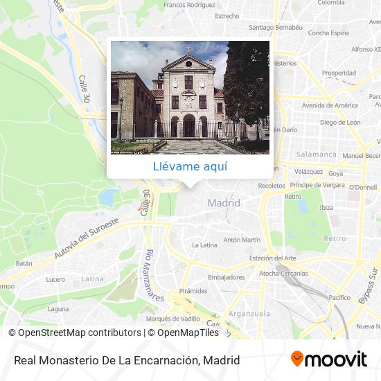 Mapa Real Monasterio De La Encarnación