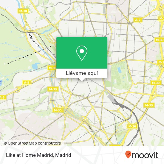 Mapa Like at Home Madrid