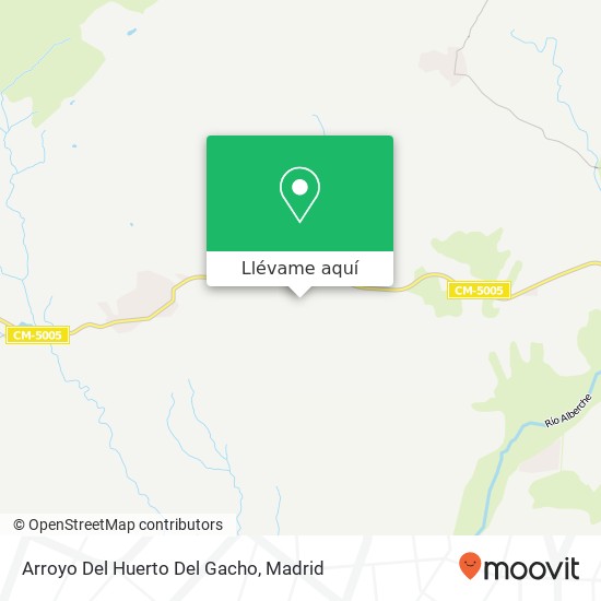 Mapa Arroyo Del Huerto Del Gacho