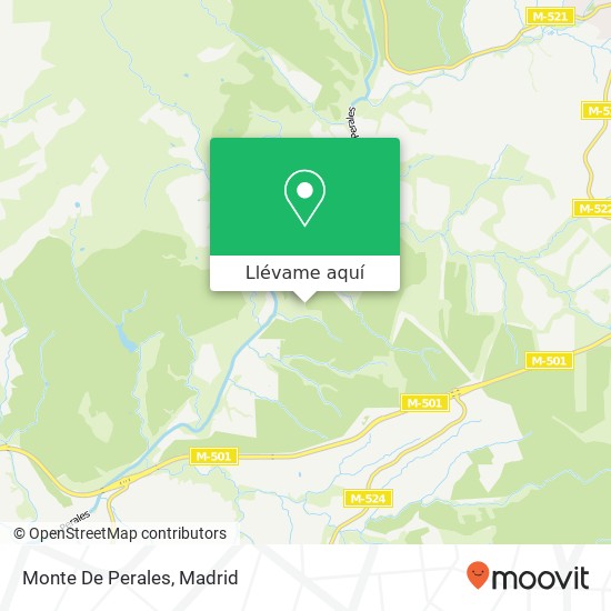 Mapa Monte De Perales